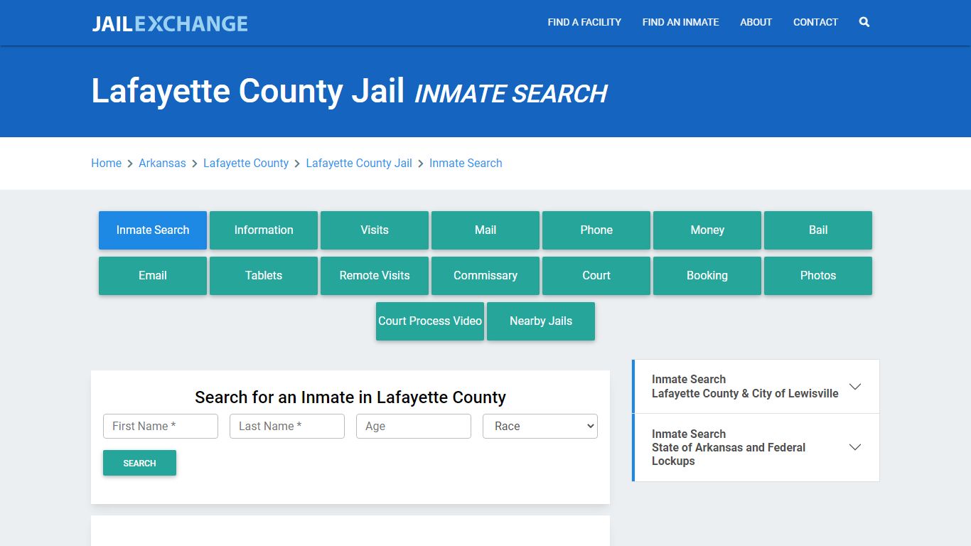 Lafayette County Jail, AR Inmate Search: Roster & Mugshots