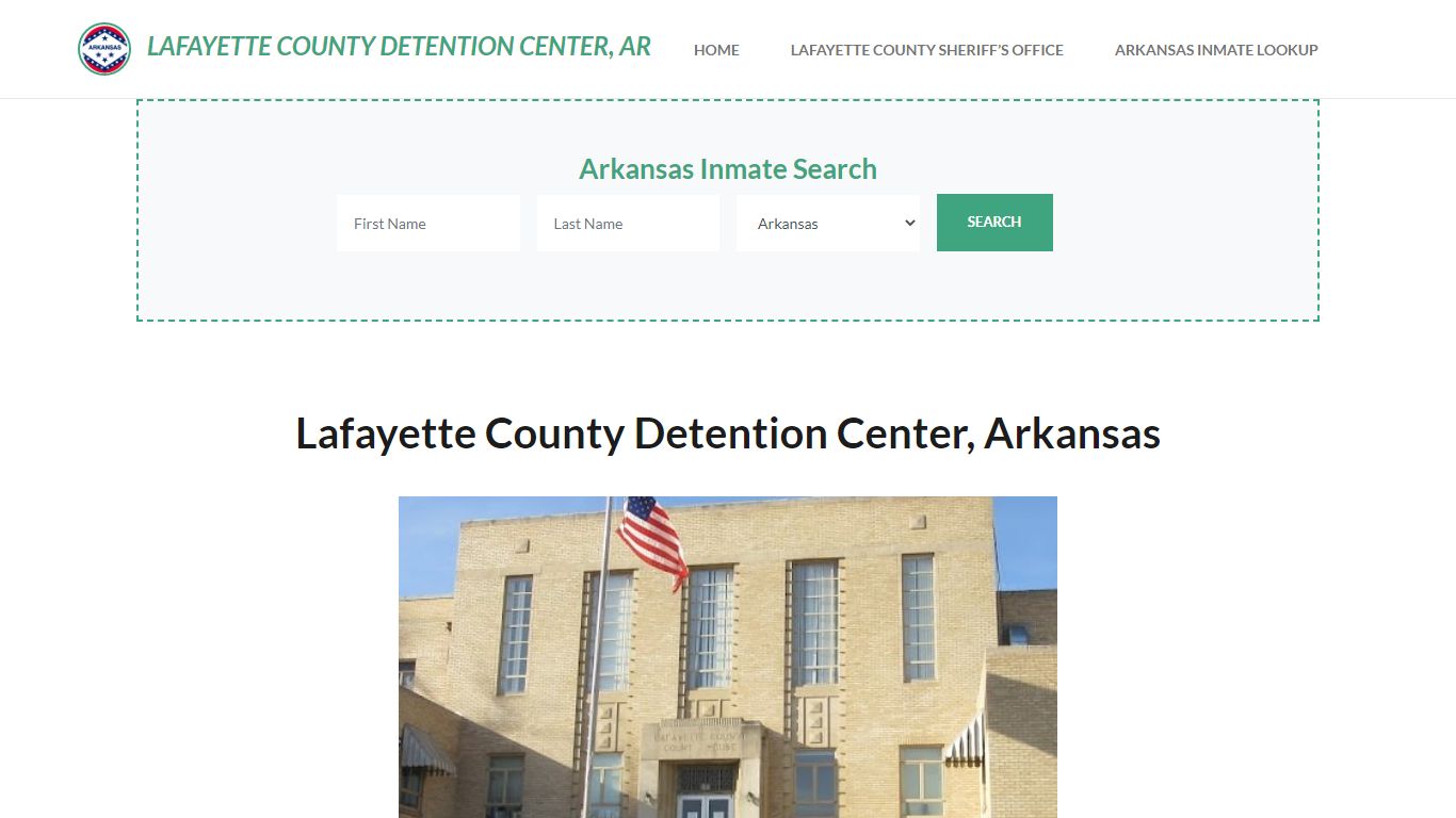 Lafayette County Detention Center, AR Inmate Roster, Offender Search